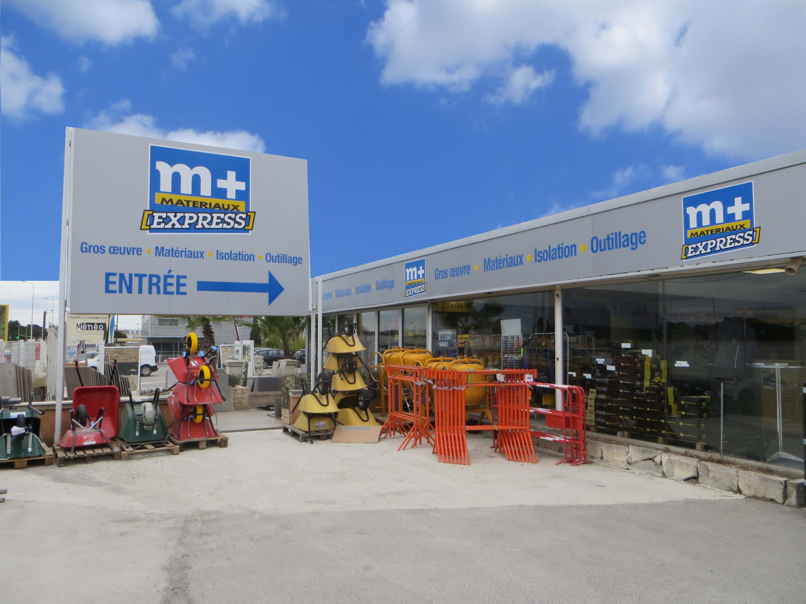 M+ Express Agence matériaux