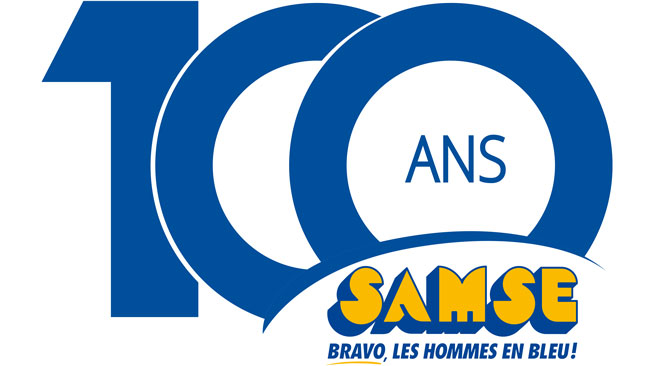 Logo du centenaire de Samse