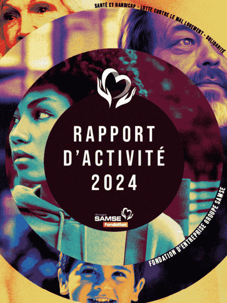 Couverture du rapport d'activité 2024 - Fondation Groupe SAMSE
