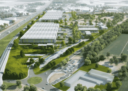 vue aérienne la boisse