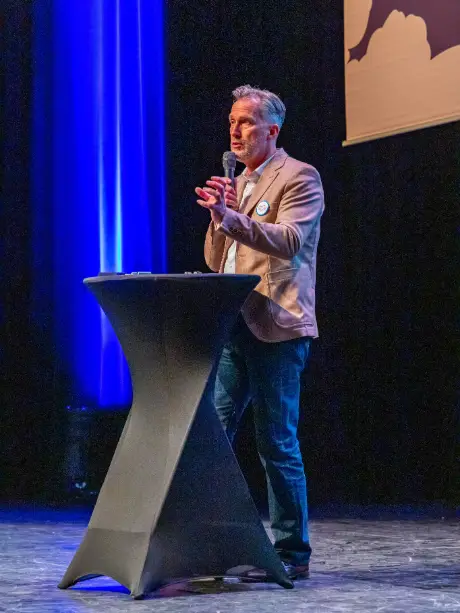 Gilles Puissant sur scene
