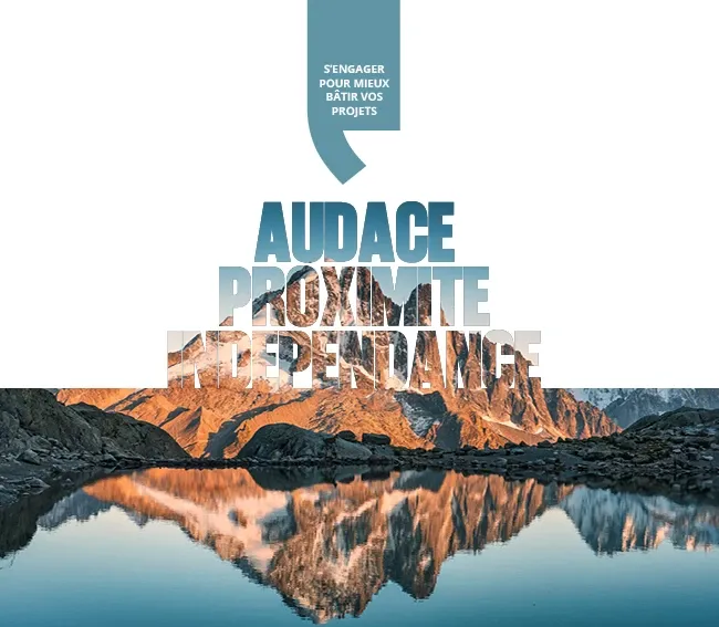 Paysage de montagne se reflétant sur l'eau